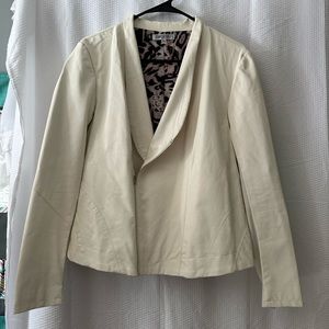 Gorgeous ivory waist jacket- worn once
